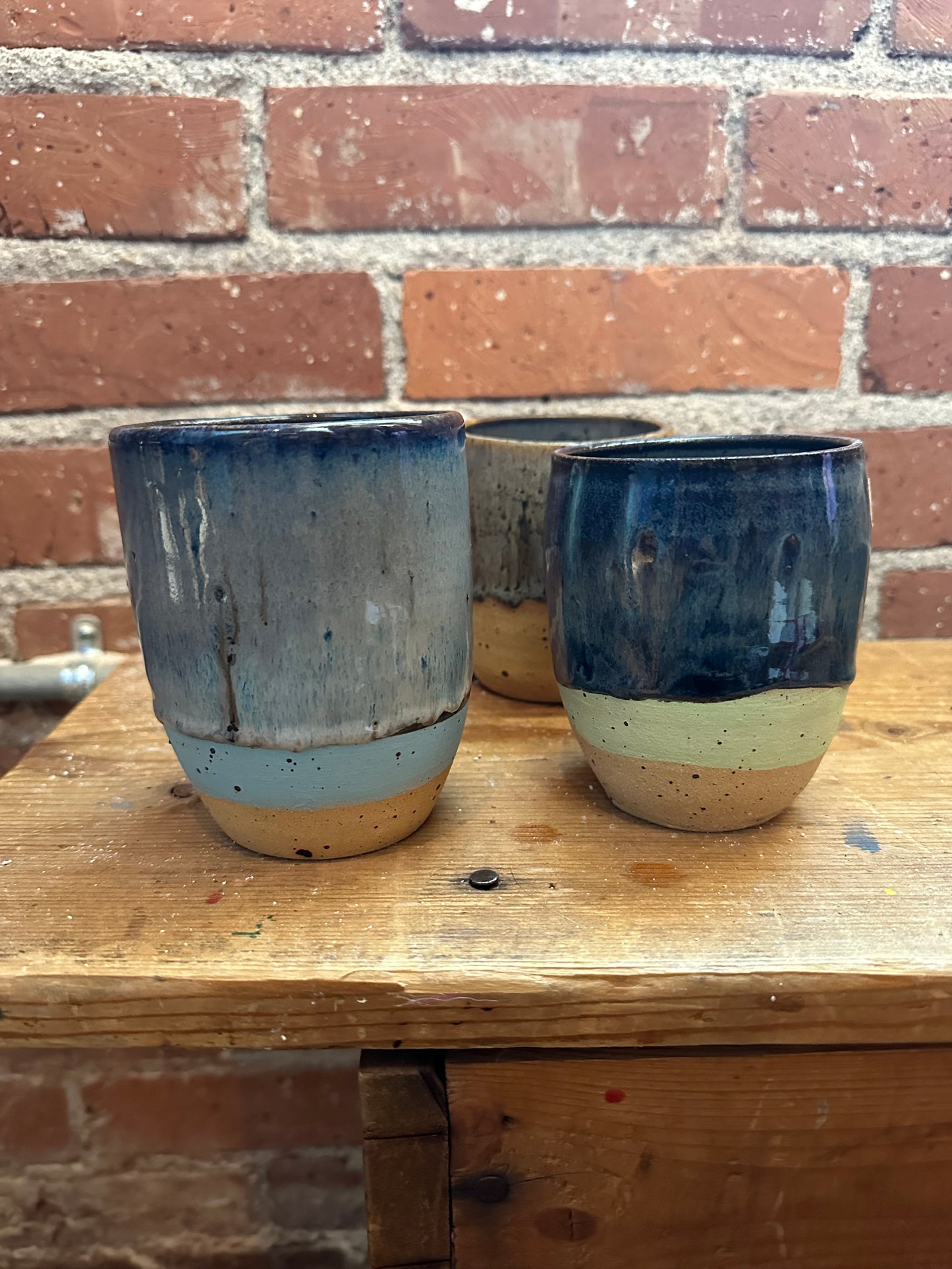 Cup-Midnight Blue/Pistachio