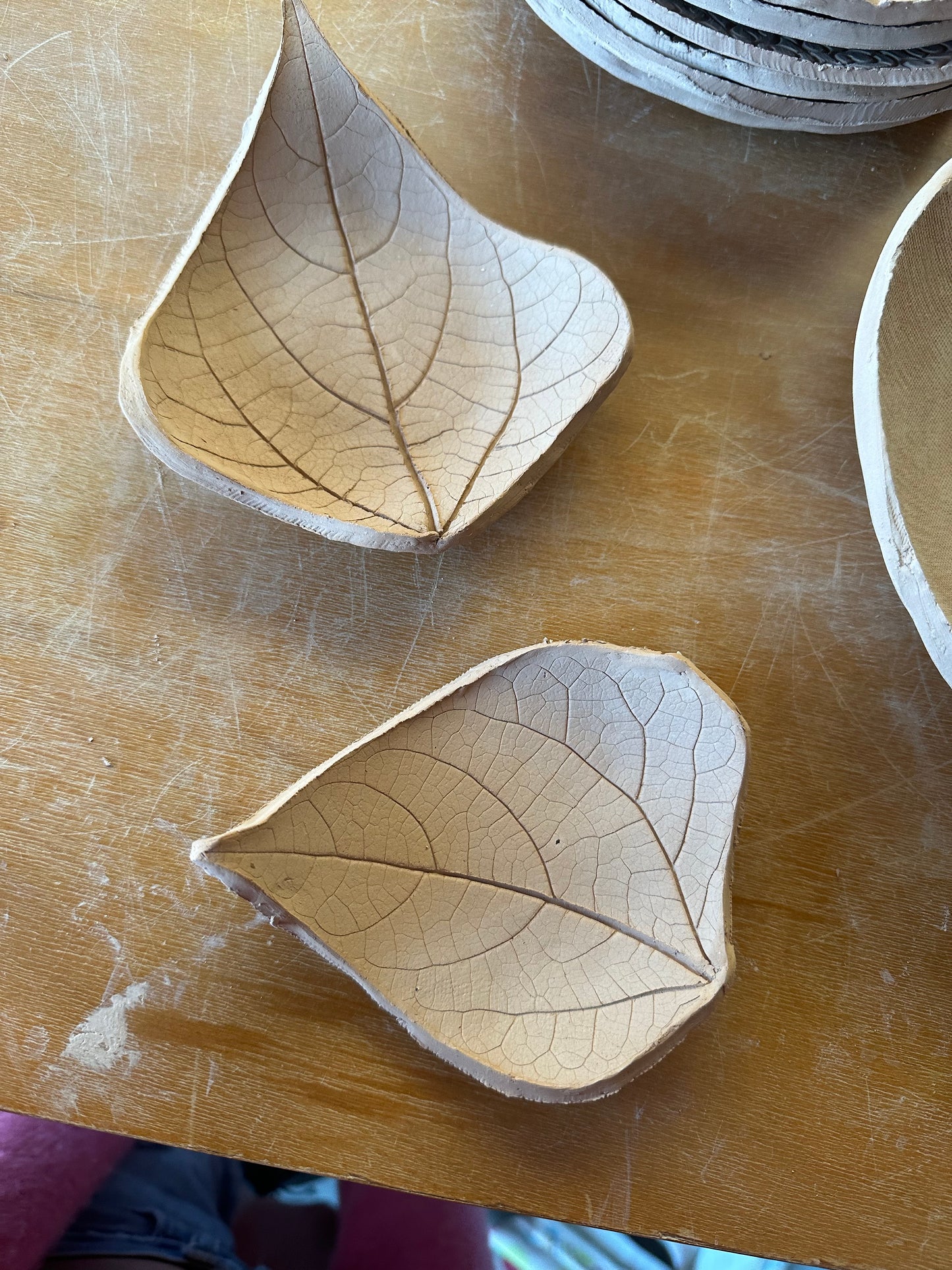 Hand Pressed Leaf Dish