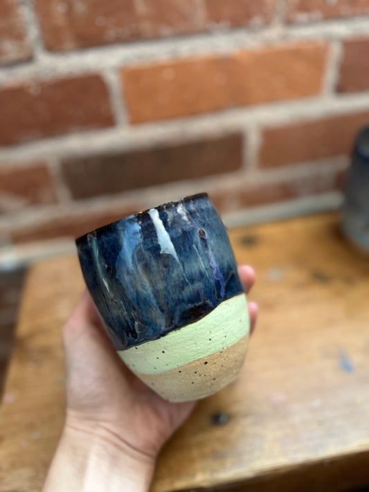 Tumbler-Midnight Blue/Pistachio